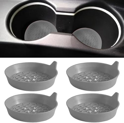 4 PCS Car Cup Coasters, Cup Holder Coaster by BFXM