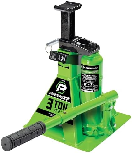 POWERBUILT 3 Ton All-in-One Hydraulic Bottle Jack and Jackstand in One by PowerbuiltTools