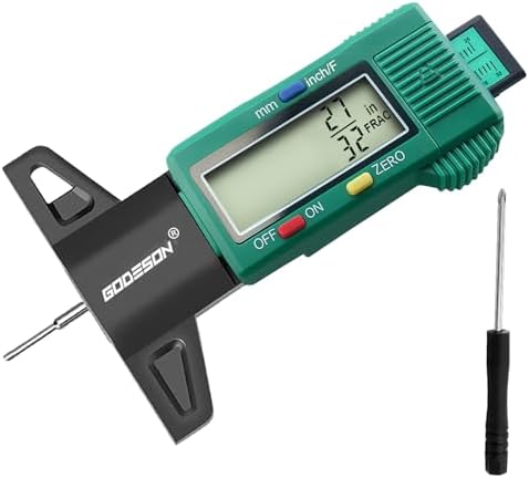 GODESON Tire Tread Depth Gauge by GODESON