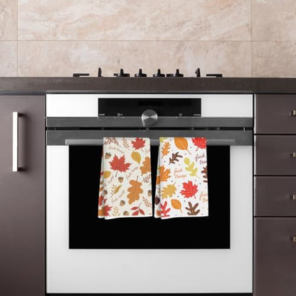 Autumn Maple Leaf Trump Kitchen Towels Funny Gifts - Image 4