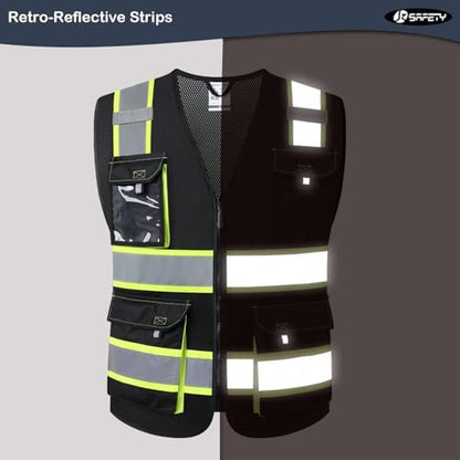 JKSafety Hi Vis Reflective Safety Vests - Image 2