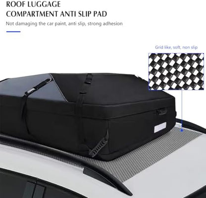 47 x 40 Inch Car Roof Rack Pad Rooftop Cargo Bag Protective Mat Black - Image 4