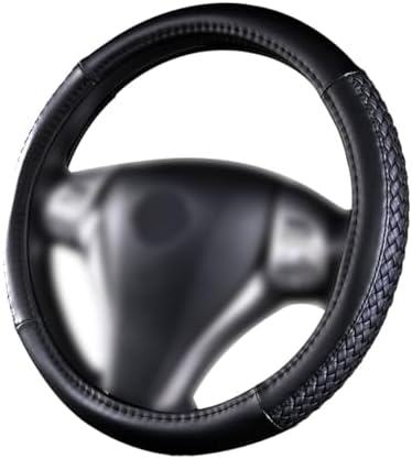 Flying Banner car Steering Wheel Cover Faux Leather Massage Universal fit 3D by FlyingBanner