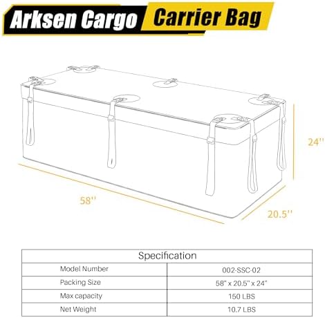 ARKSEN Hitch Cargo Carrier Bag - Image 7