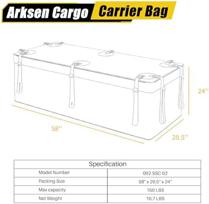 ARKSEN Hitch Cargo Carrier Bag - Image 7