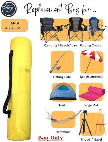 43"x9"x9" Replacement Bag for Folding Camping Chair, Camp Chairs, Yoga Mat - Image 5