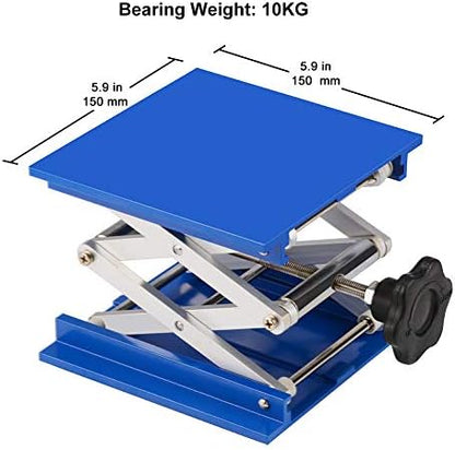 stonylab 6x6 inch Lab Jack, 150x150 mm Aluminum Alloy Top Deck Laboratory - Image 4