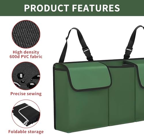 Car Trunk Organizer, Backseat Hanging Large Storage - Image 5
