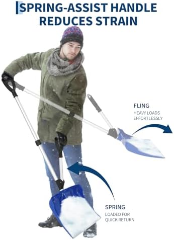 Snow Shovel, 18-Inch Aluminum Blade - Image 5
