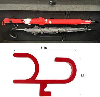 2 PCS Car Umbrella Hook, Stable Installation Rain Gear Hook Universal Towel - Image 2