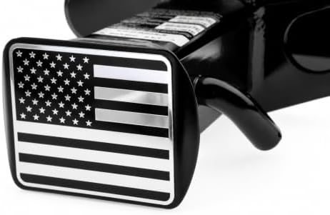 USA 2" American Flag Stainless Steel Trailer Hitch Cover - Image 7