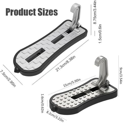 1Pc Car Foot Pegs Roof Rack SUV Door Folding Extended Feet Pedals Luggage Steps - Image 2