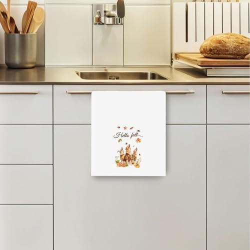 Fall Golden Retriever Kitchen Towels - Image 3
