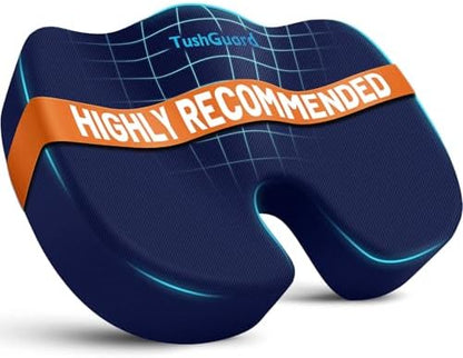 TushGuard Seat Cushion for Office Chair, Memory Foam Chair Cushion by TushGuardSeatCushonsPillows