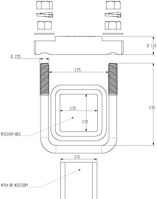HitchClamp – Cross Clamp 2” Heavy Duty – Made in The USA - Image 6