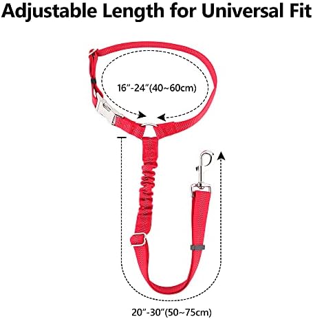 Plutus Pet Dog Seat Belt for Car Headrest, Reflective - Image 7
