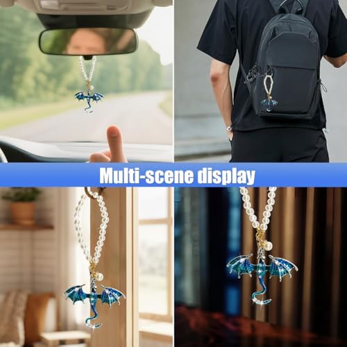 Bling Dragon Car Rear View Mirror Charm - Image 6