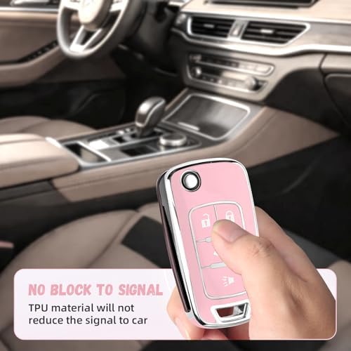 for Chevy Key Fob Cover, Premium Soft TPU Full Protection Key Cover - Image 4