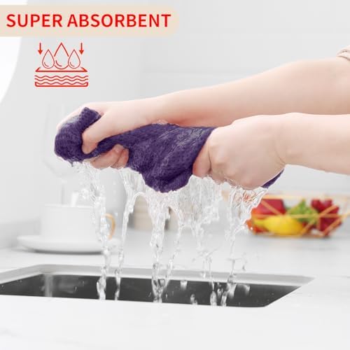 Homaxy 100% Cotton Waffle Weave Kitchen Dish Towels 4-Pack - Image 3