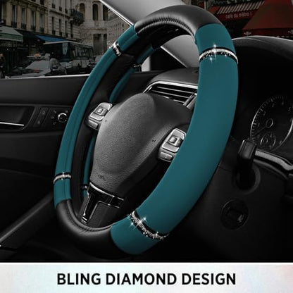 Road Comfort Leather Steering Wheel Cover – Premium Anti-Slip Car Steering - Image 6