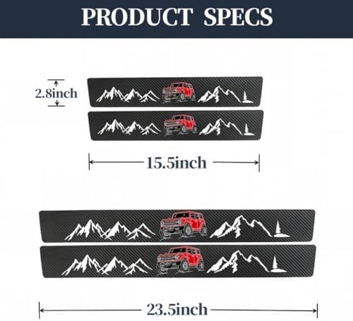 4PCS Car Door Edge Guards, Scratch Protector - Image 2