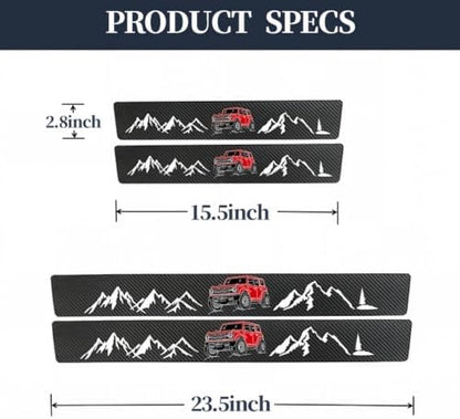 4PCS Car Door Edge Guards, Scratch Protector - Image 2