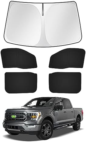 Canvcle Window Shades for Ford F150 4Door 2021-2025 2026 F-150 Accessories by Canvcle