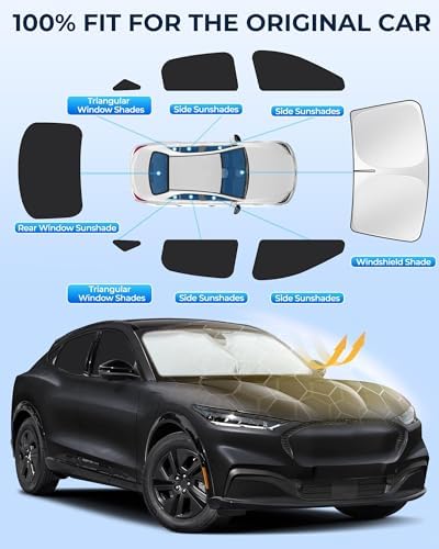 for Ford Mustang Mach-E 2021-2025 Car Window Shades - Image 7