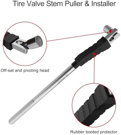 SUNSOUL Metal Valve Stem Puller, 12.5 Inch Tire Valve Stem Removal Tool - Image 3