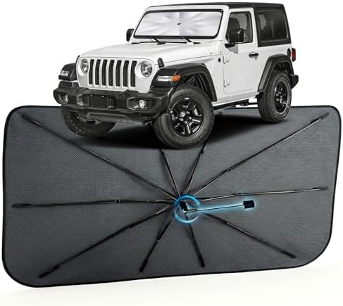 Car Windshield Sun Shade Umbrella by MakeLifeBetter