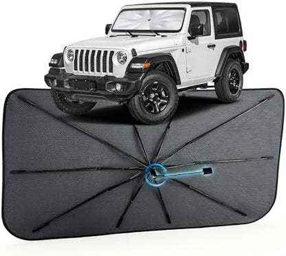 Car Windshield Sun Shade Umbrella by MakeLifeBetter