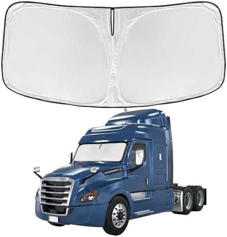 Windshield Sunshade for Freightliner Cascadia 2022-2026 Sun Shade 4 Layers by ZOIBVCARSUNSHADE