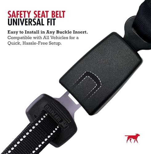 Tuff Pupper Dog Seat Belt | Adjustable Length Dog Seatbelt Restraint | - Image 4