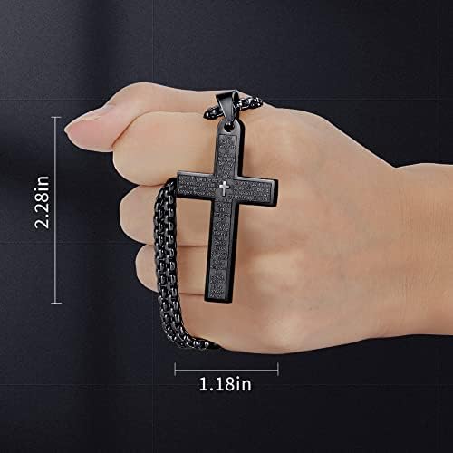Pendant Cross for Car Rear View Mirror Necklace for Men Charm Car Mirror - Image 5