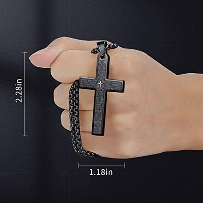 Pendant Cross for Car Rear View Mirror Necklace for Men Charm Car Mirror - Image 5