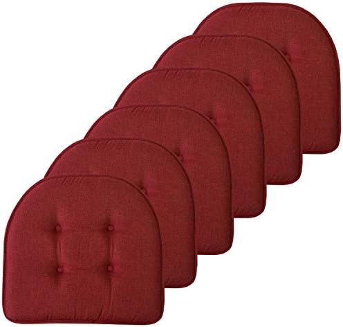 Sweet Home Collection Chair Cushion Memory Foam Pads Tufted Slip Non Skid by SweetHomeCollection
