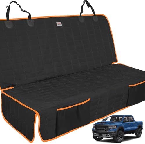 Reliadura Dog Car Seat Cover for Back Seat, Car Seat Covers for Pets, Nonslip by Reliadura
