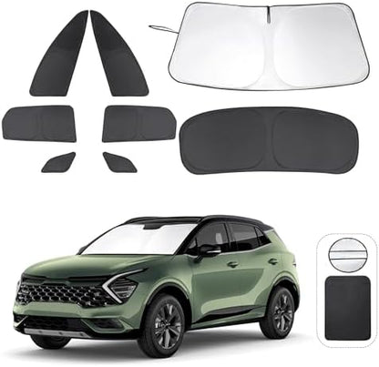 8PCS Windshield Sun Shade Custom Fit by LHFLIVE