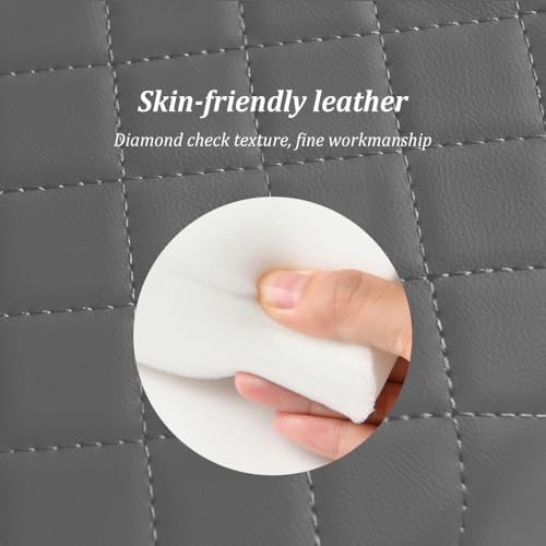 5-in-1 Car Center Console Cover, Phone Holder, Car Tissue Holder, Leather - Image 3