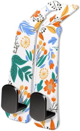 PU Leather Car Seat Hook, Storage Headrest Hanger, Cute Car Backseat Organizer by Unknown