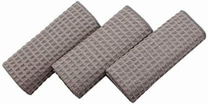 Waffle Weave Kitchen Towels Dish Towels, 3 Pack, 16x24 Inch - Image 3