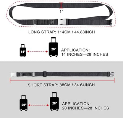 Luggage Straps, Stretchable Luggage Connector Straps - Image 3