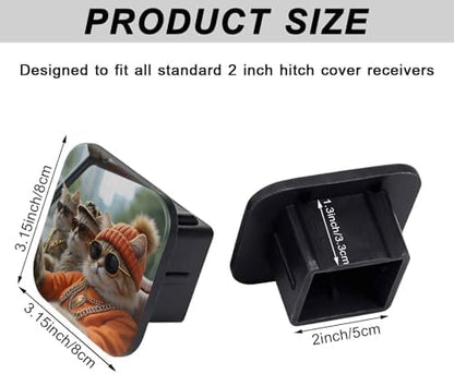 Rich Cats Tow Hitch Covers Heavy Duty Rubber Trailer Hitch Cover 2" Receiver - Image 2