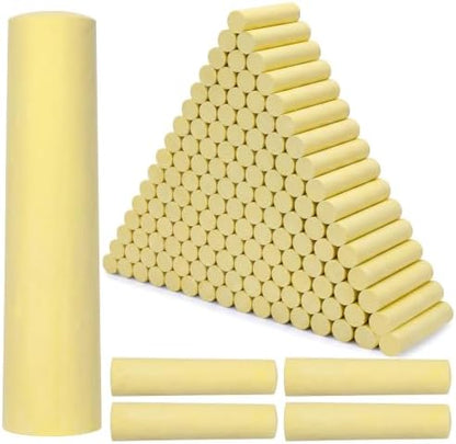 Yellow 144 Pcs Large 4 x 1 Inch Railroad Crayon Chalk by Unknown