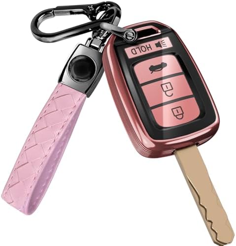 Lucrum Compatible with Honda Key Fob Cover & Keychain by Lucrum