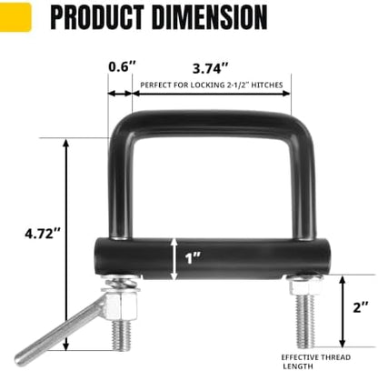 MaxxHaul 50832 Hitch Tightener Anti Rattle Stabilizer - Image 2