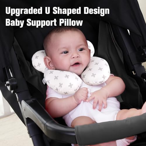 KAKIBLIN Baby Travel Pillow, Upgraded Baby Neck Pillows - Image 3