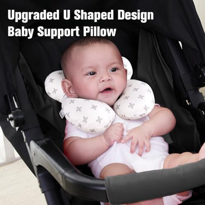 KAKIBLIN Baby Travel Pillow, Upgraded Baby Neck Pillows - Image 3