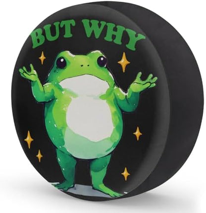 Rv Spare Tire Cover Wheel Funny Animal Frog Tire Covers Wheel Protectors - Image 2
