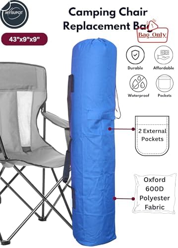 43"x9"x9" Replacement Bag for Folding Camping Chair, Camp Chairs, Yoga Mat - Image 2
